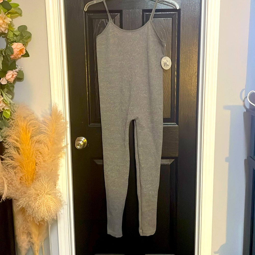 Gray one piece